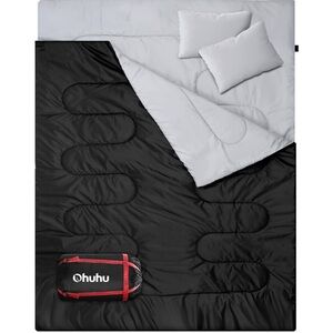 BNWT Ohuhu Adult Double Sleeping bag with Pillows